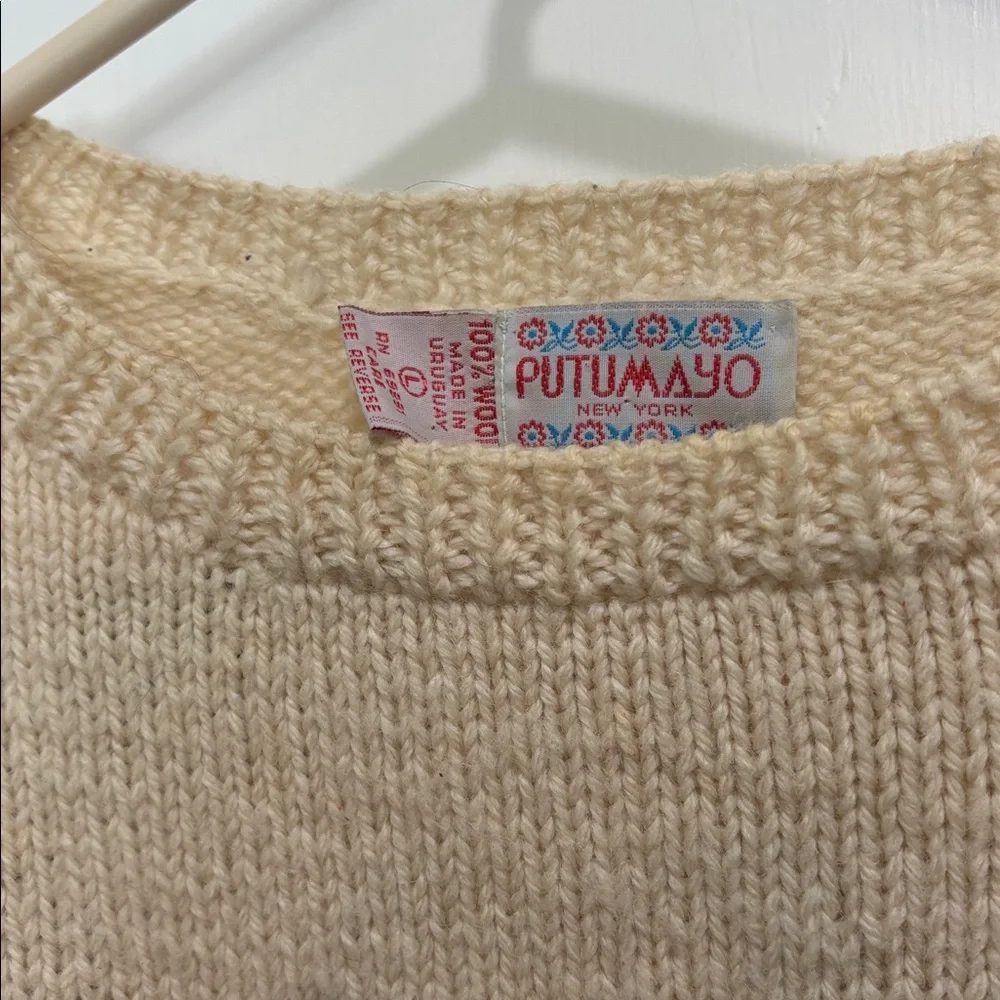 Vintage Putumayo Wool Primitive knit sweater - Picture 2 of 11